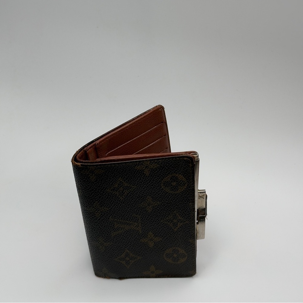 Louis Vuitton Brown Monogram French Purse Wallet Silver | Women’s | Used | - Picture 5 of 16